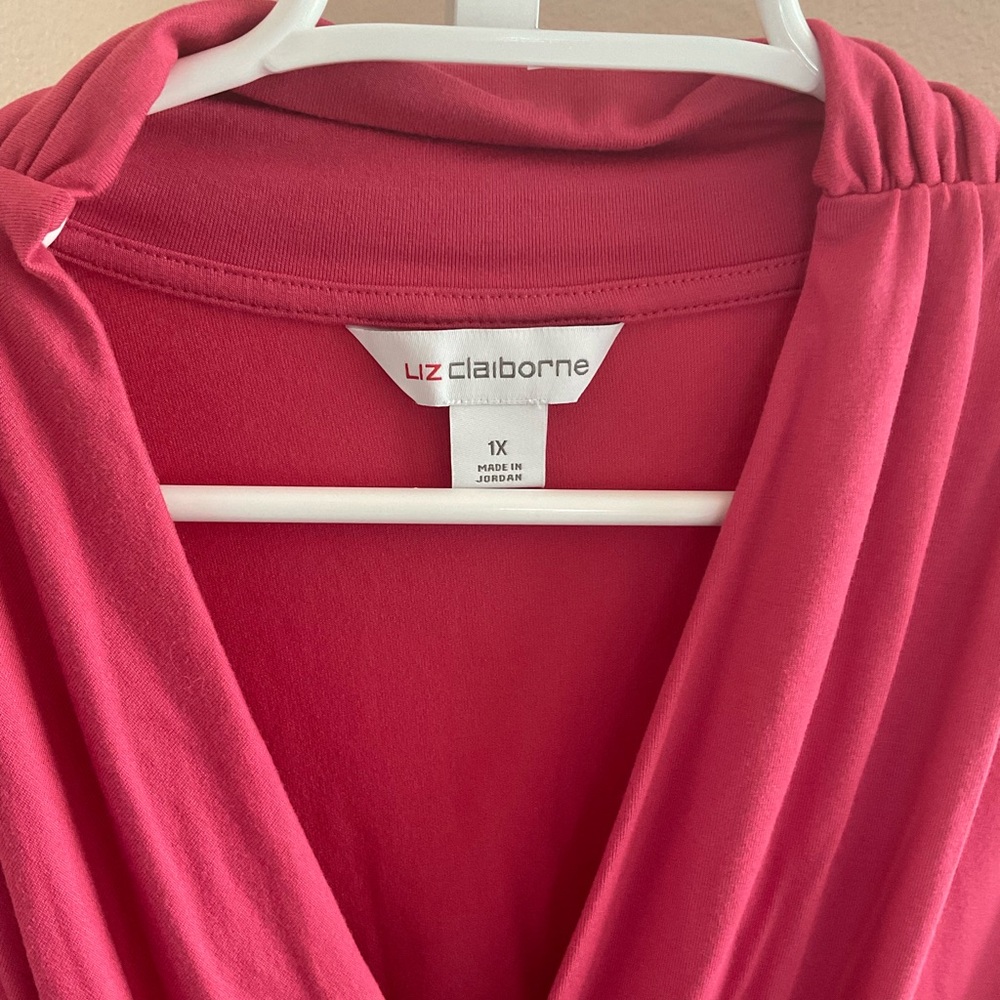 Liz Claiborne Red Top
